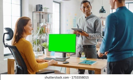 Indian software team working together