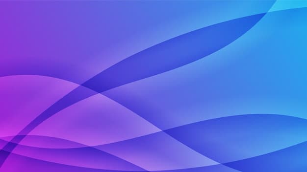 Abstract technology waves background